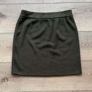 Olive & Oak Dark Green Mini Skirt